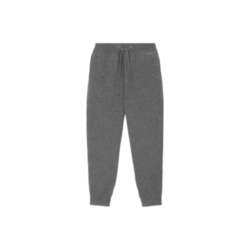 Burberry Knitted Sweatpants Men Gray