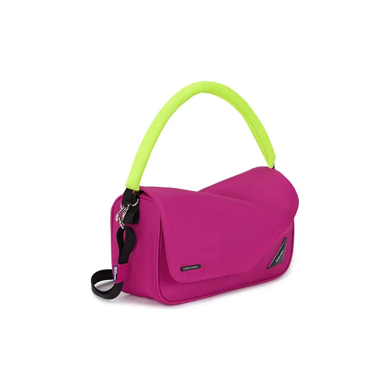 Subcrew Polyester Shoulder Bag One Shoulder Medium Size Unisex Multicolor-7