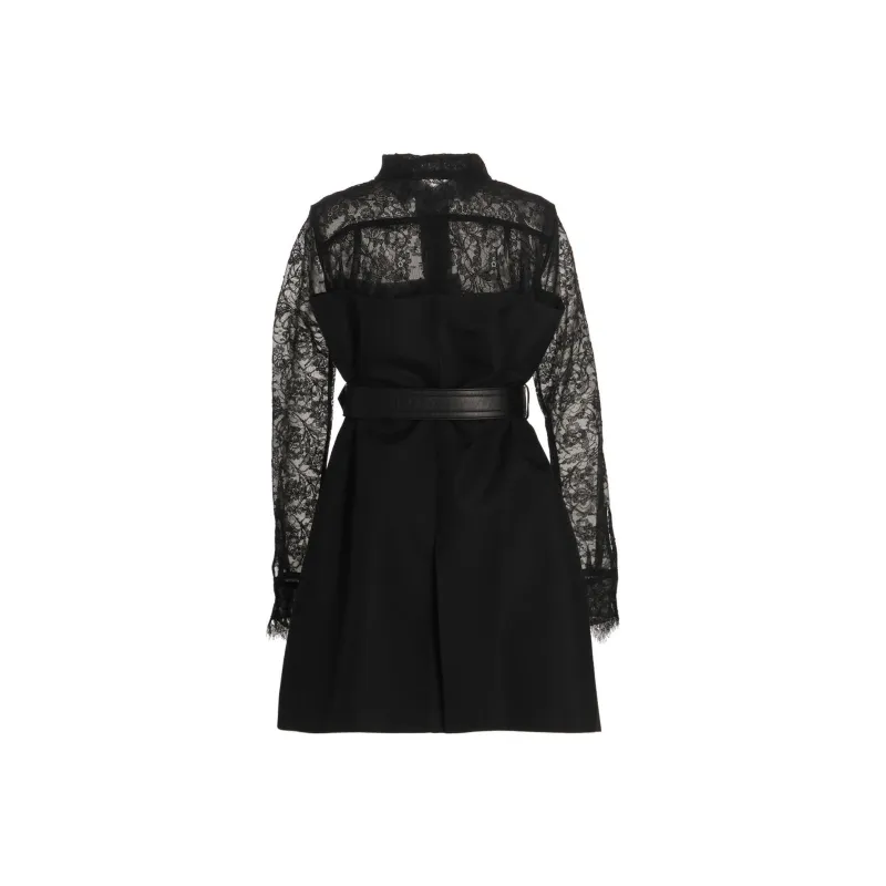 Sacai Long-Sleeved Dresses Women's Black-1