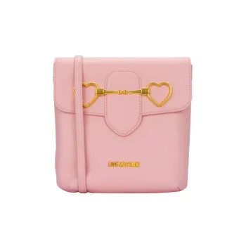 LOVE MOSCHINO Artificial Leather Shoulder Bag Crossbody Bag Women's Pink