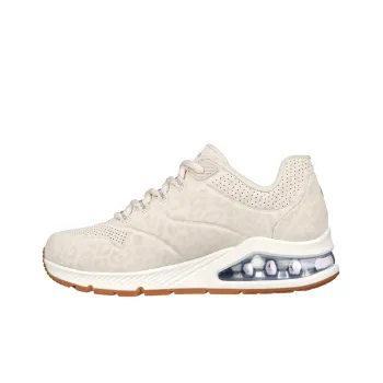 Skechers Uno 2 Cushioning Anti-Slip And Wear-Resistant Low-Top Sports Casual Shoes Women's Light Gray