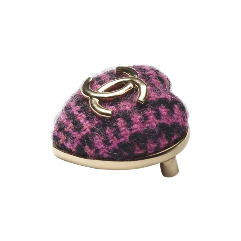 CHANEL Brooch Women's Pink/Black-1