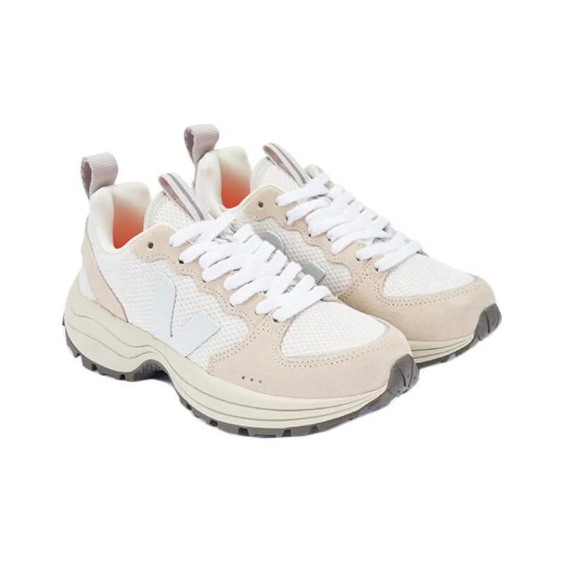 VEJA Venturi Suede Lace Up 'Beige Menthol'-2