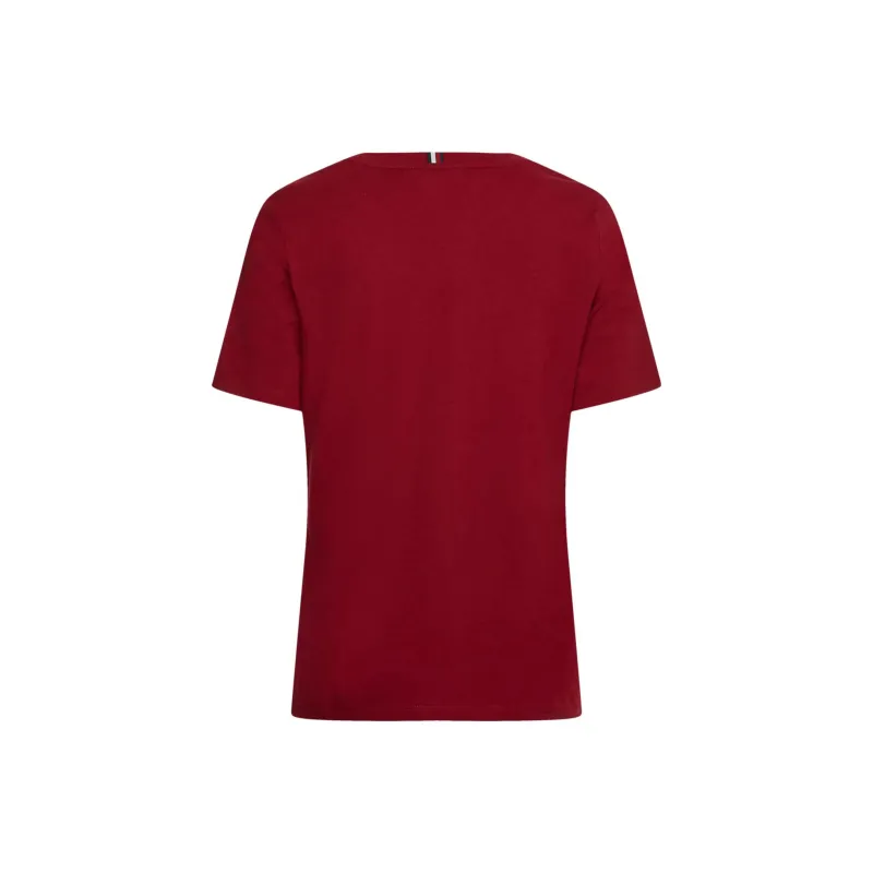 Tommy Hilfiger FW22 T-Shirt Women's Red-1