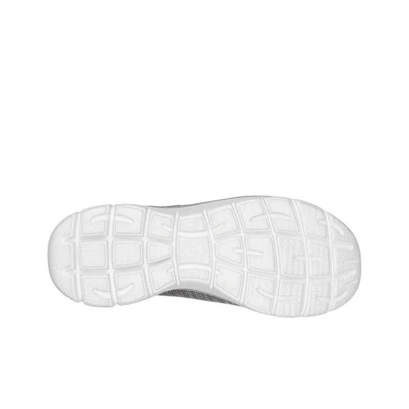Skechers Summits-Flyness Cushioning Anti-Slip And Wear-Resistant Low-Top Casual Shoes Women's Gray White-4