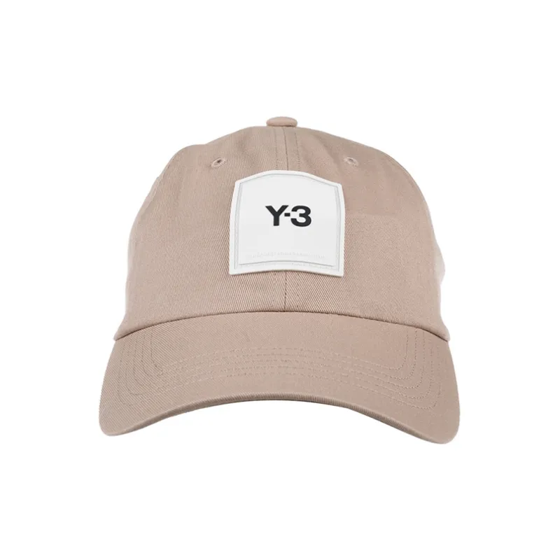 Y 3 Polyester Baseball Caps Unisex Sandy Beige-0