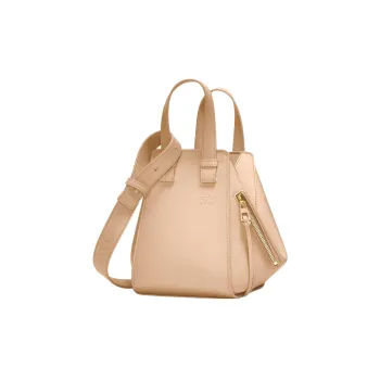 LOEWE Hammock Satin Calfskin Shoulder Bag, Crossbody Bag, Handbag Women's Nude