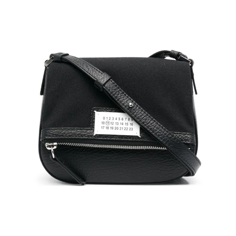 Maison Margiela 5AC Calfskin Shoulder Bag Crossbody Bag Women's Black-0