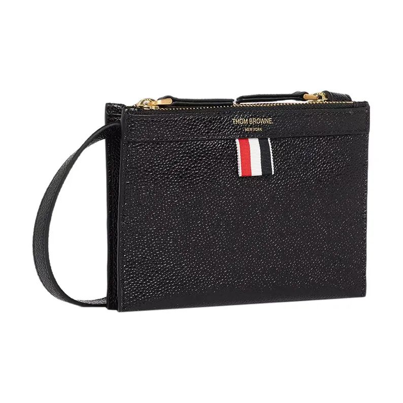 THOM BROWNE Rwb Tab Zipped Crossbody Bag-4