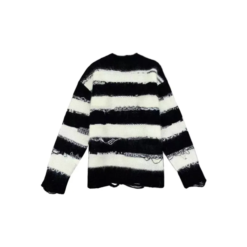 Charlie Luciano Sweater Unisex Black White-2
