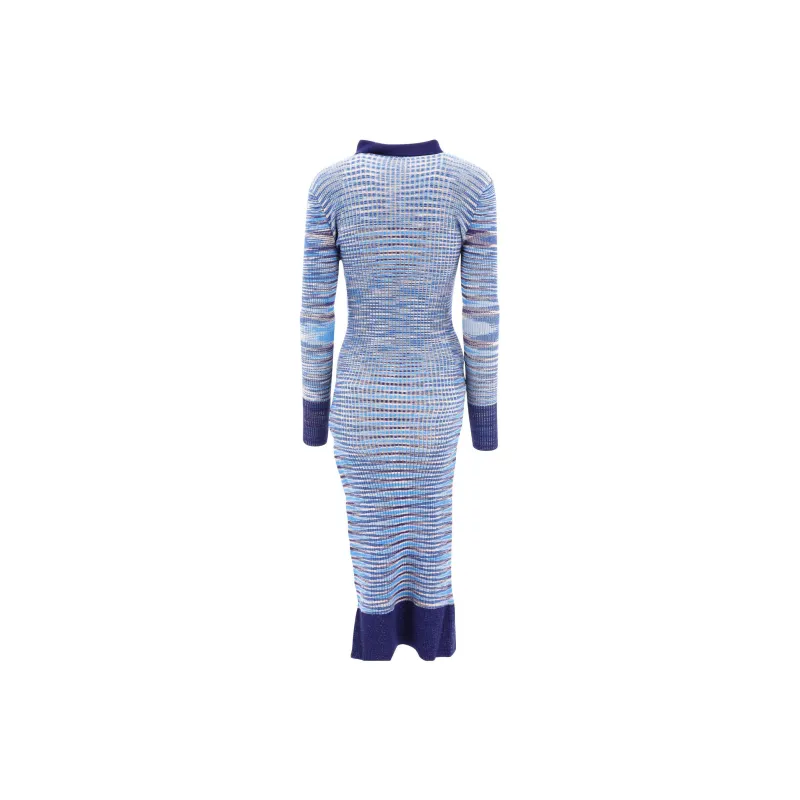 Jacquemus Long-Sleeved Dresses Women's Light Blue-1