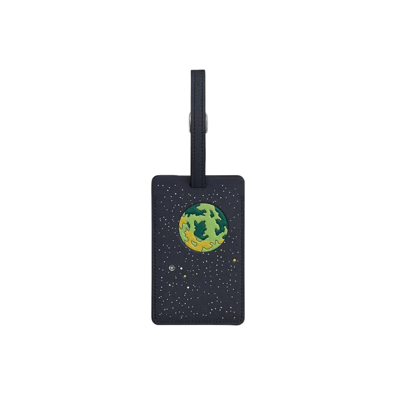 HERMES Swift Calfskin Luggage Tag Unisex 76 Bleu Indigo Indigo-1
