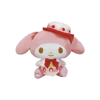 FURYU Sanrio My Melody Happy Birthday Strawberry Cake Dolls Plush Doll 28cm High