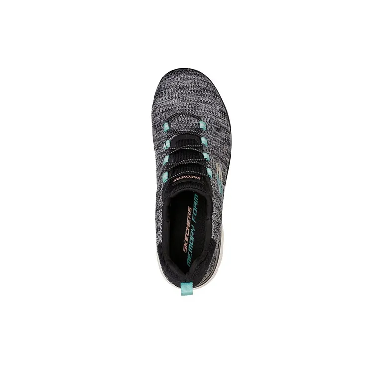 Skechers Summits Collection Casual Shoes Women's Low Top Gray/Blue-3