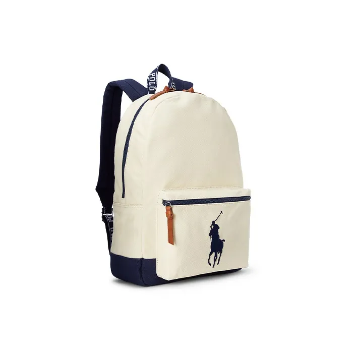 Polo Ralph Lauren Canvas Backpack Men's White-1
