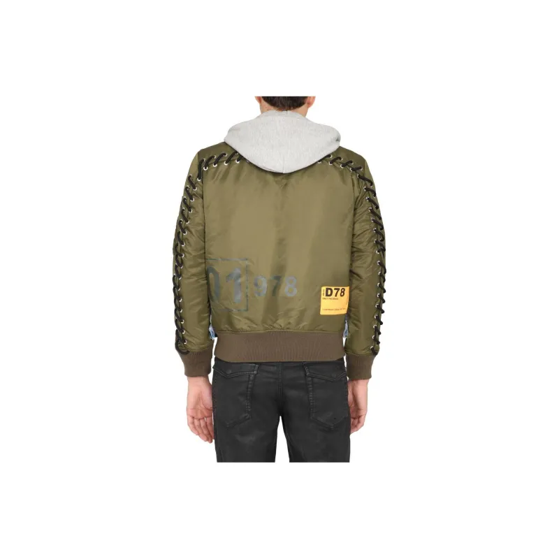 DIESEL Jackets Men Green-1