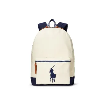 Polo Ralph Lauren Canvas Backpack Men's White