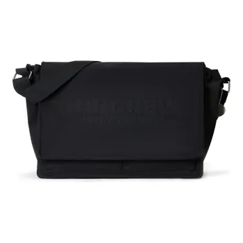 Subcrew Polyester Shoulder Bag Messenger Bag Briefcase Crossbody Bag Large Size Unisex Black Blue