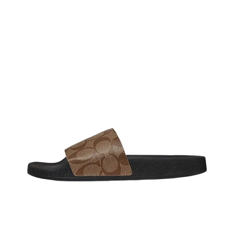 COACH Slip Resistant Stylish Sandal Women's Brown-0