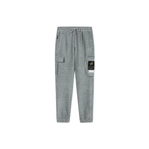 CREAZIONI LA FANTASIA E MOBILE Knitted Sweatpants Men Gray