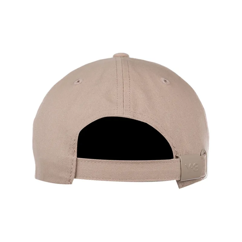 Y 3 Polyester Baseball Caps Unisex Sandy Beige-1