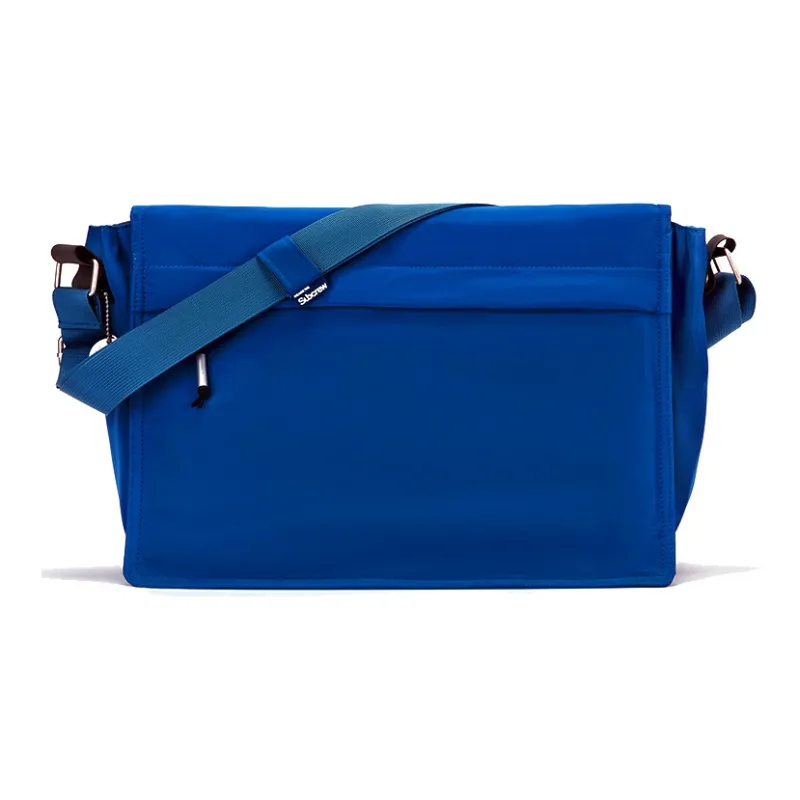 Subcrew Polyester Shoulder Bag Messenger Bag Briefcase Crossbody Bag Large Size Unisex Black Blue-6
