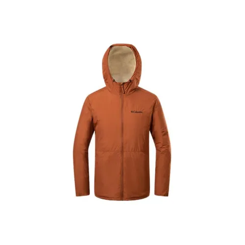 Columbia Puffer Jackets Men Brown