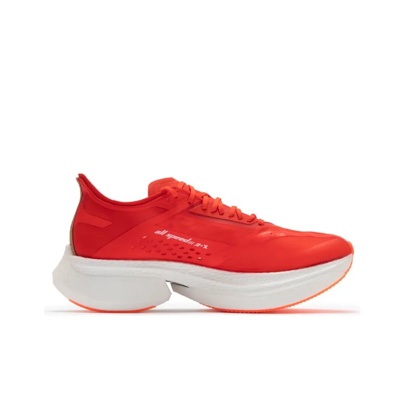 361° Speeding National Fortune Rainbow Lightweight Rebound Low-Top Running Shoes Men's Dark Red-1