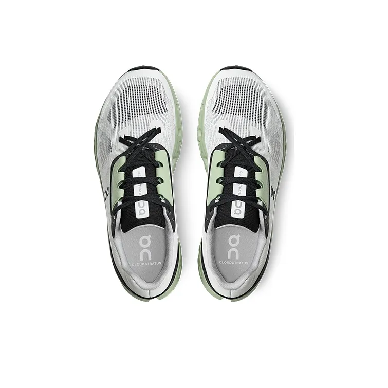On Running Cloudstratus White Black Sage-3