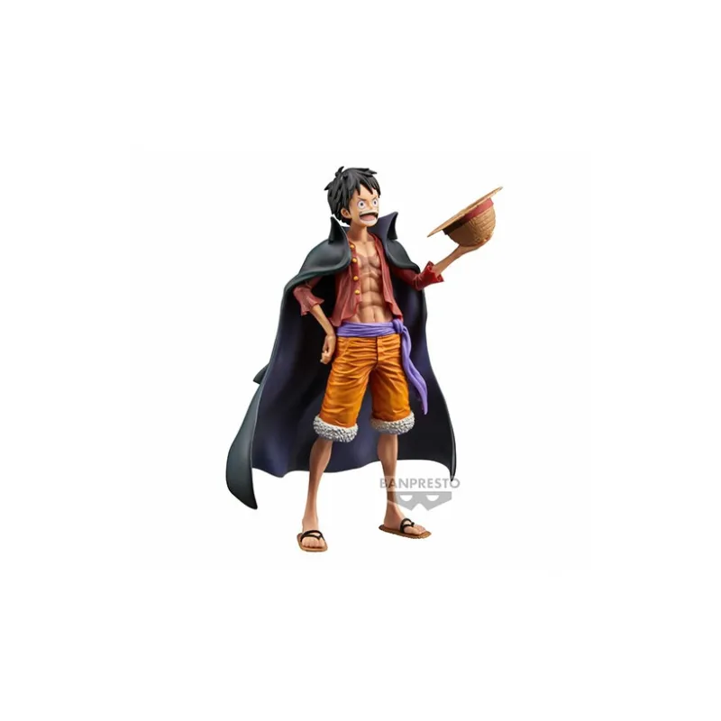 BANPRESTO Monkey D. Luffy Grandista Nero Glass Factory Bonus Gifts 27cm-3
