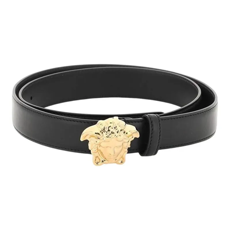 VERSACE Fashion Classic Smooth Buckle Men's Width: 3cm-0