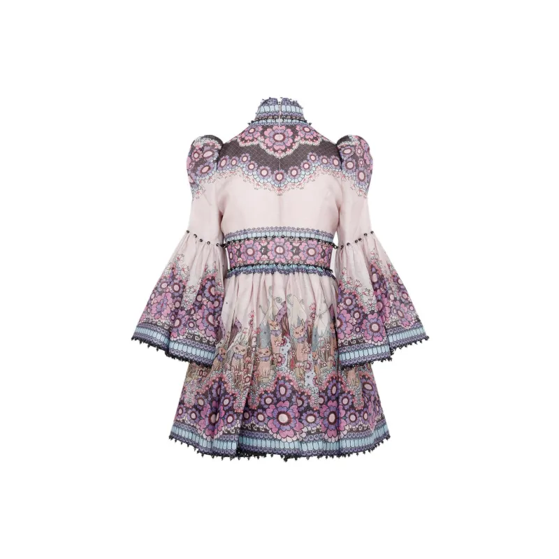 Zimmermann Long-Sleeved Dresses Women's Purple-1