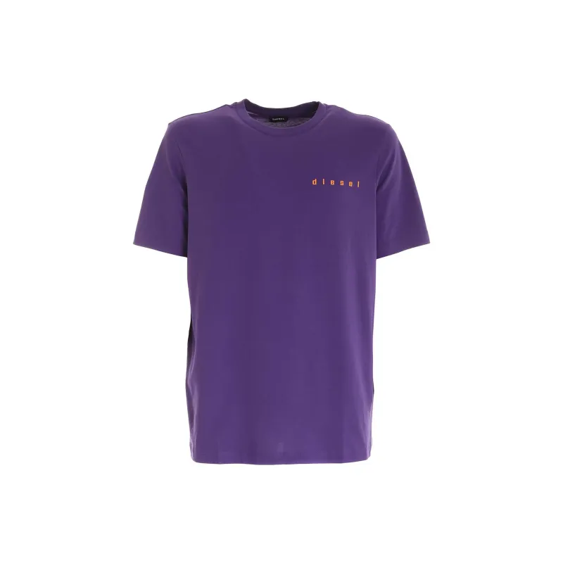 DIESEL T-Shirts Men Purple-0