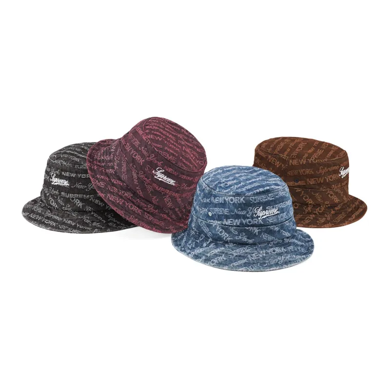 Supreme Multi Type Jacquard Denim Crusher-4