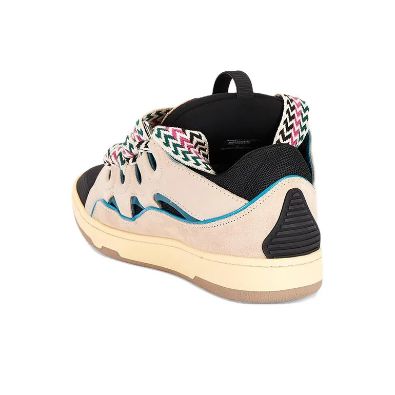 Lanvin Curb Sneaker Sail Turquoise Purple-4