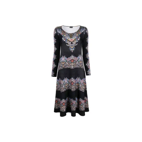 ETRO Long-Sleeved Dresses Women's Black