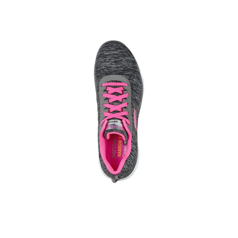 Skechers Flex Appeal 3.0 - Insiders Cushioning Anti-Slip And Wear-Resistant Low-Top Running Shoes Women's Gray Purple-3