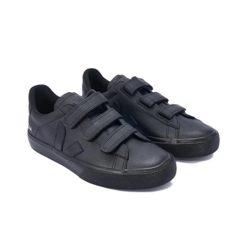 VEJA Recife Chromefree Leather 'Full Black'-2