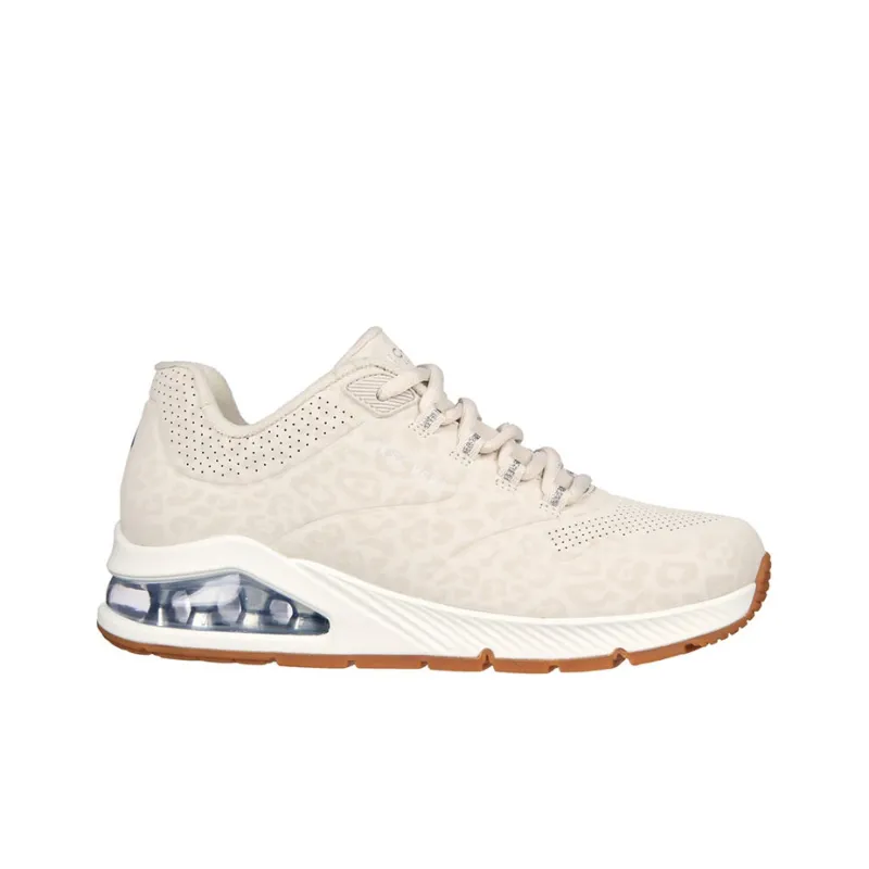 Skechers Uno 2 Cushioning Anti-Slip And Wear-Resistant Low-Top Sports Casual Shoes Women's Light Gray-1