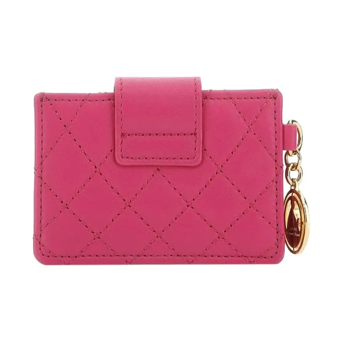 Lanvin Logo Charm Diamond Quilted Wallet-2
