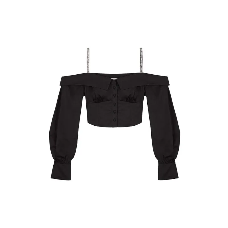 Self portrait Camisoles Women's Black-2