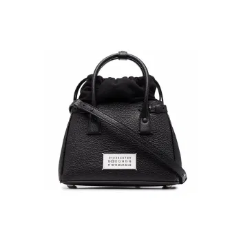 Maison Margiela 5AC Calfskin Shoulder Bag, Crossbody Bag, Handbag Women's Black
