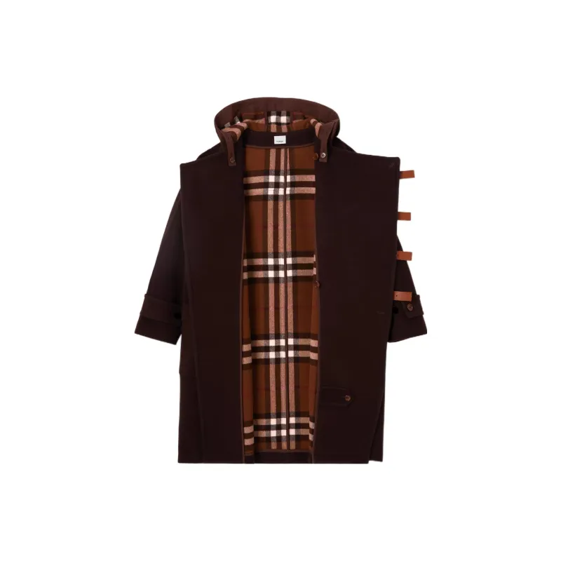 Burberry Coats Men Dark Amber-1