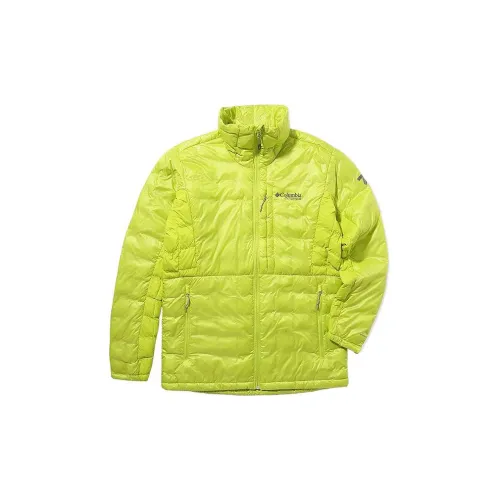 Columbia Puffer Jackets Men Green