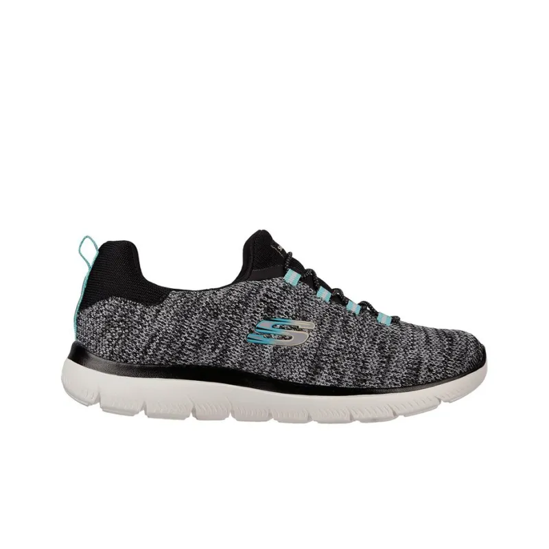 Skechers Summits Collection Casual Shoes Women's Low Top Gray/Blue-1