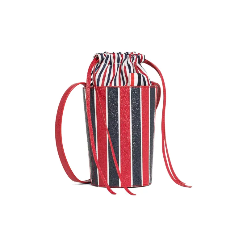 THOM BROWNE RWB Striped Mini Bucket Bag-1