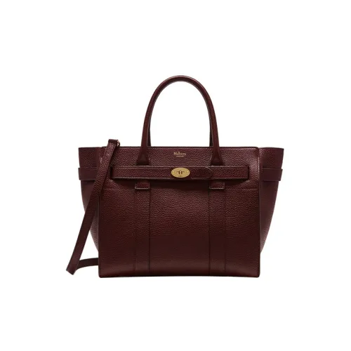 Mulberry Cow Leather Portable Crossbody Bag Shoulder Bag Small Size Women's Brown