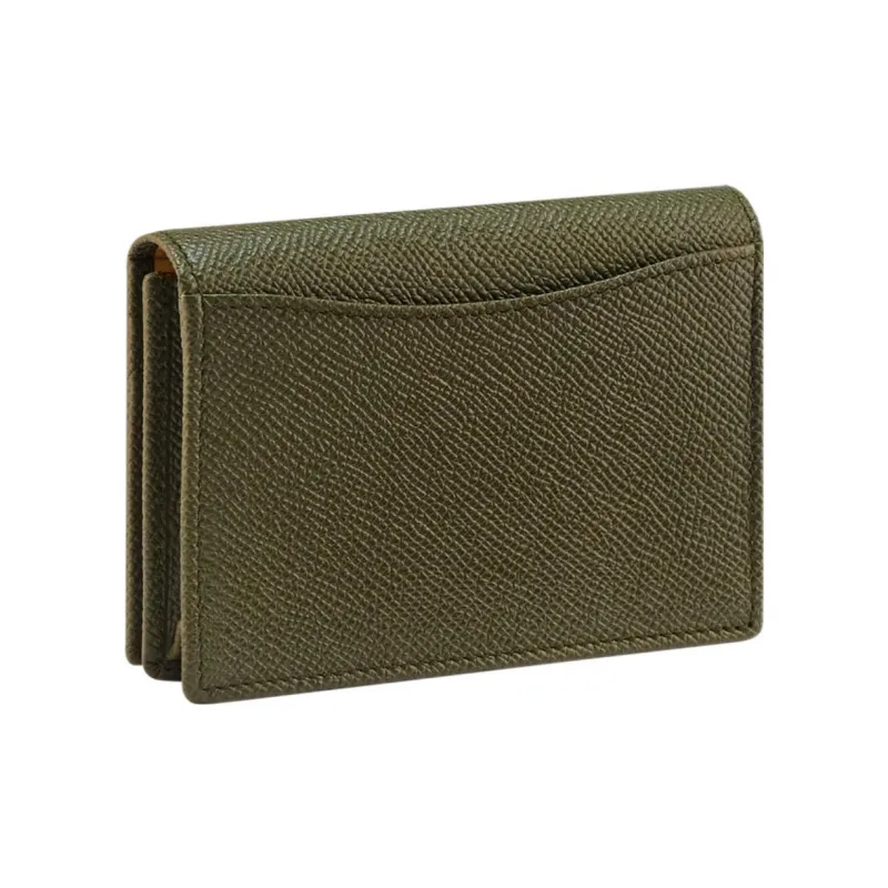 BVLGARI MAN Collection BVLGARI Collection Grain Cow Leather Card Holder Men's-1