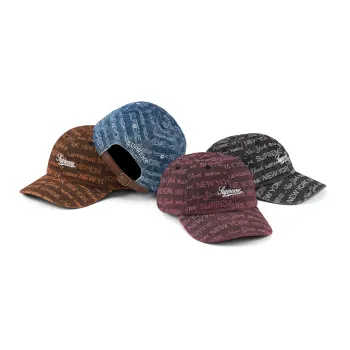 Supreme Multi Type Jacquard Denim 6 Panel