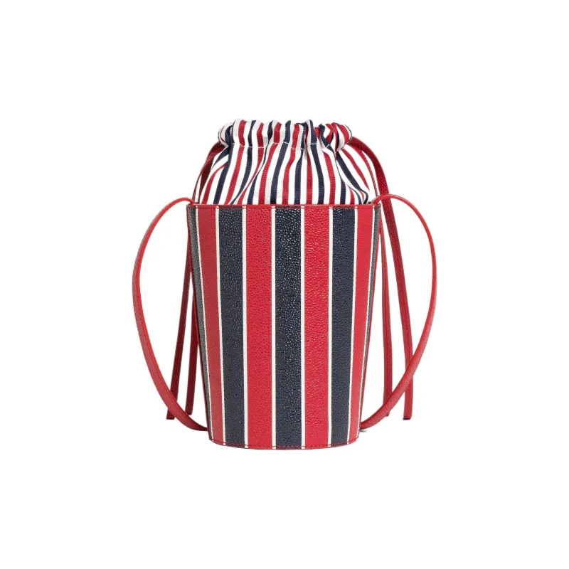 THOM BROWNE RWB Striped Mini Bucket Bag-2